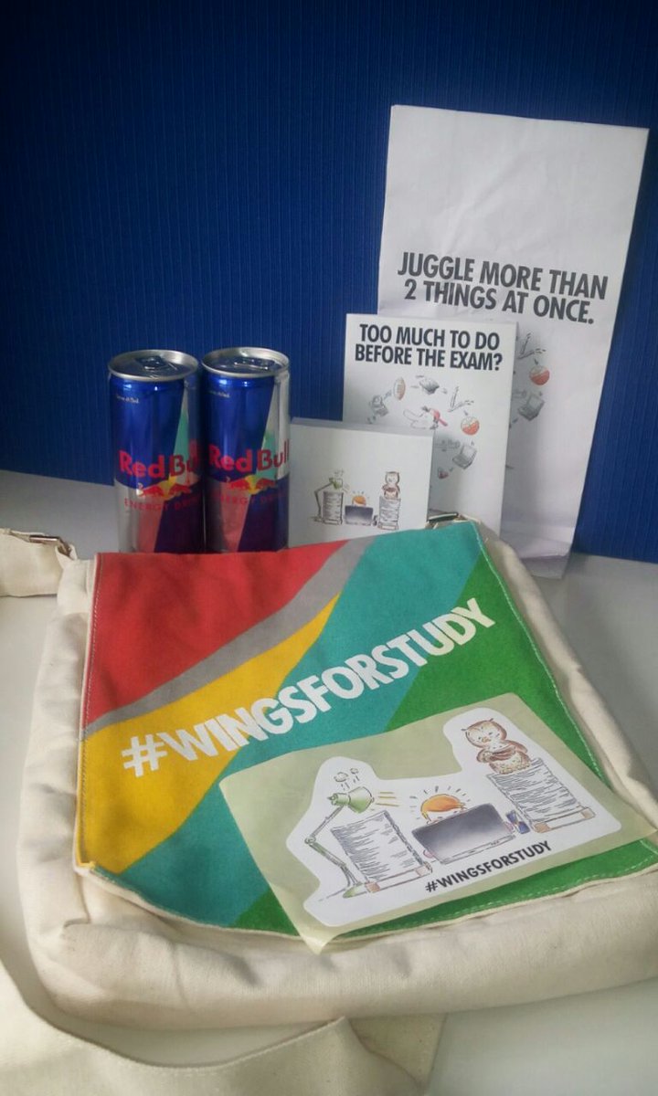 ankitauppal's tweet photo. Got this amazing Exam kit from @inRedBull! Thank you guys! That's all the wings i needed! @krupakaro #WingsForStudy http://t.co/r4CSphTs7j
