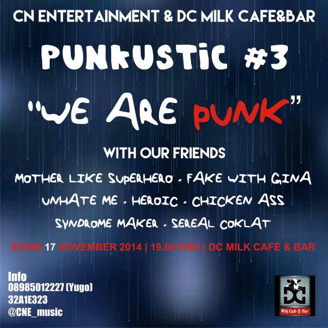 IG: CNE_Music (@cne_music) on Twitter photo #jogja <a href="/FakeWithGina/">IG : @fakewithgina</a> 17/11 19.00 | PUNKUSTIC #3 | Di DC Milk Cafe&Bar | FREE | 32a1e323 | #jogja <a href="/FakeWithGina/">IG : @fakewithgina</a> 17/11 19.00 | PUNKUSTIC #3 | Di DC Milk Cafe&Bar | FREE | 32a1e323 |