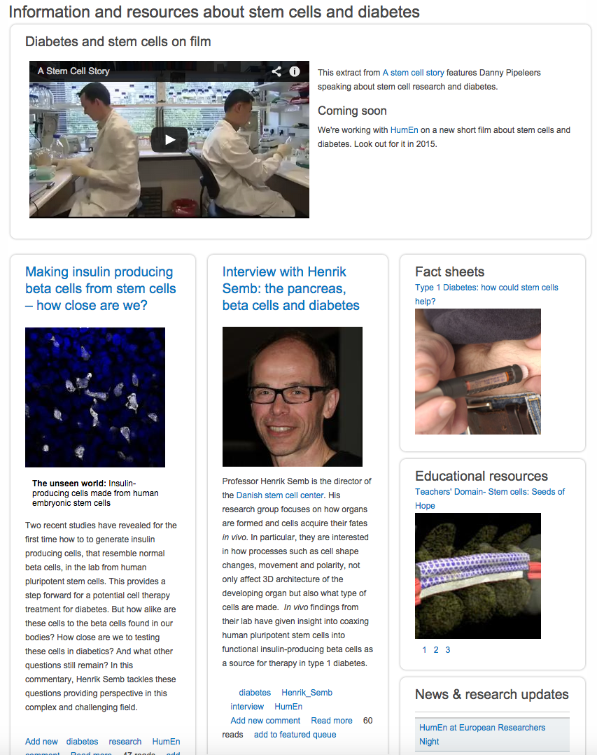 RT <a href="/eurostemcell/">EuroStemCell</a>: For #WorldDiabetesDay here's a film, fact sheet + more! #stemcells #diabetes eurostemcell.org/stem-cells-and…