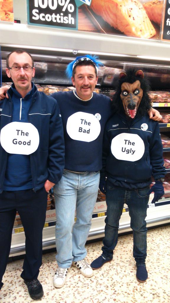 Movember week 2 in Ricky,poor Ross hair growth out of control.