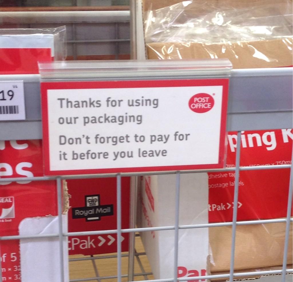 That is such a sweet notice <a href="/RoyalMail/">Royal Mail</a> <a href="/PostOffice/">Post Office</a> #beagoodcitizen #politenotices