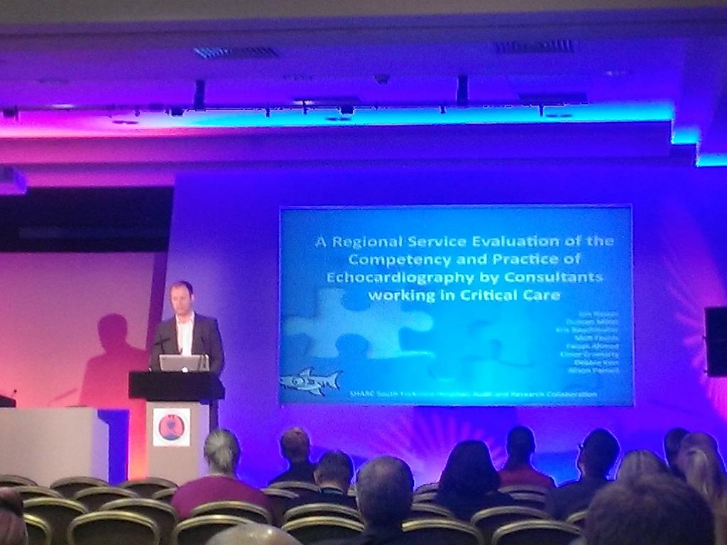 High quality of free papers presented throughout the morning by trainees. #sheffieldacta