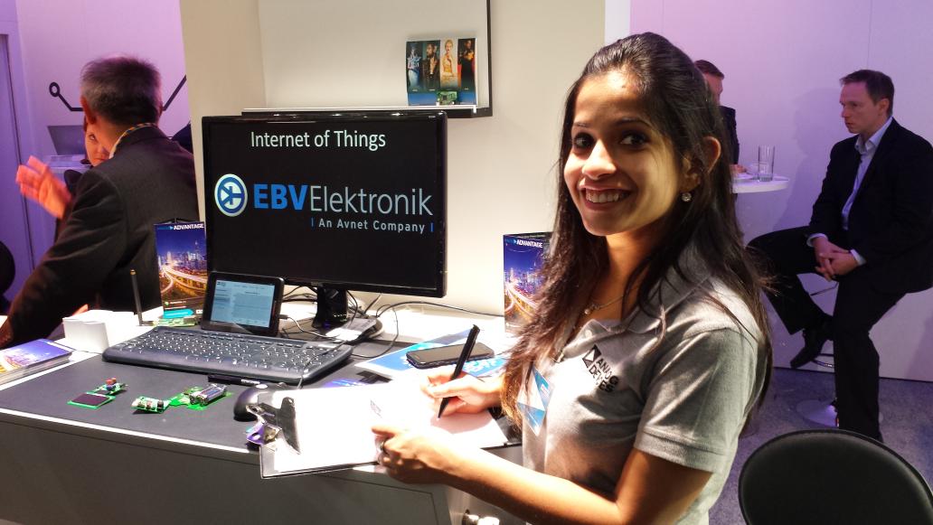 BernardVicens's tweet photo. @element14 @adi_news Our friends from ADI present at EBV booth Hall A5 / 575 #ebvelec http://t.co/1sfPadb5G8
