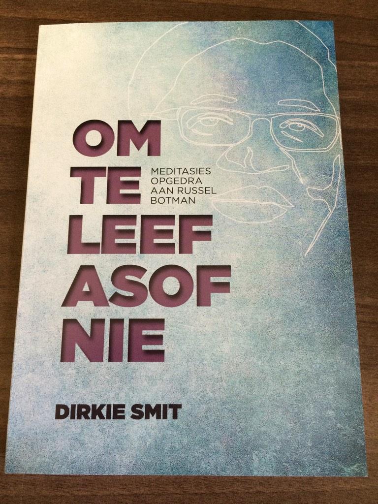 fvzs's tweet photo. 'Om te leef asof nie' will be shared with fvzs participants in 2015. #russelbotman @FjWil @lbvr @NicoKoopman2 http://t.co/0XqEe1aCu2