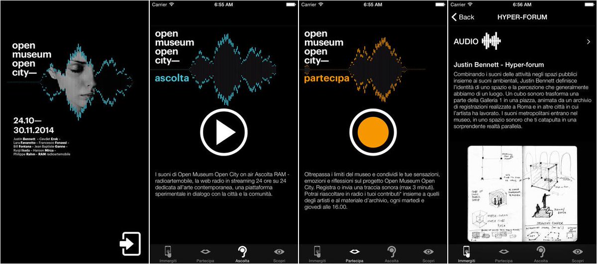 Museo_MAXXI's tweet photo. Ascolta e immergiti nel progetto #OpenMuseumOpenCity. Scarica l’#ApplicazioneMobile dedicata >http://t.co/d5IlboYR4y http://t.co/ZpBiyShyiC