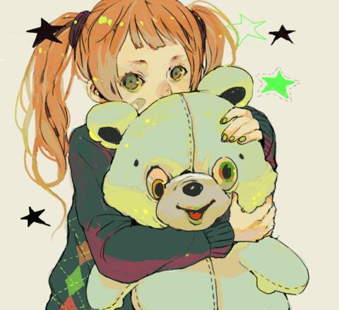 ぬいぐるみと女の子