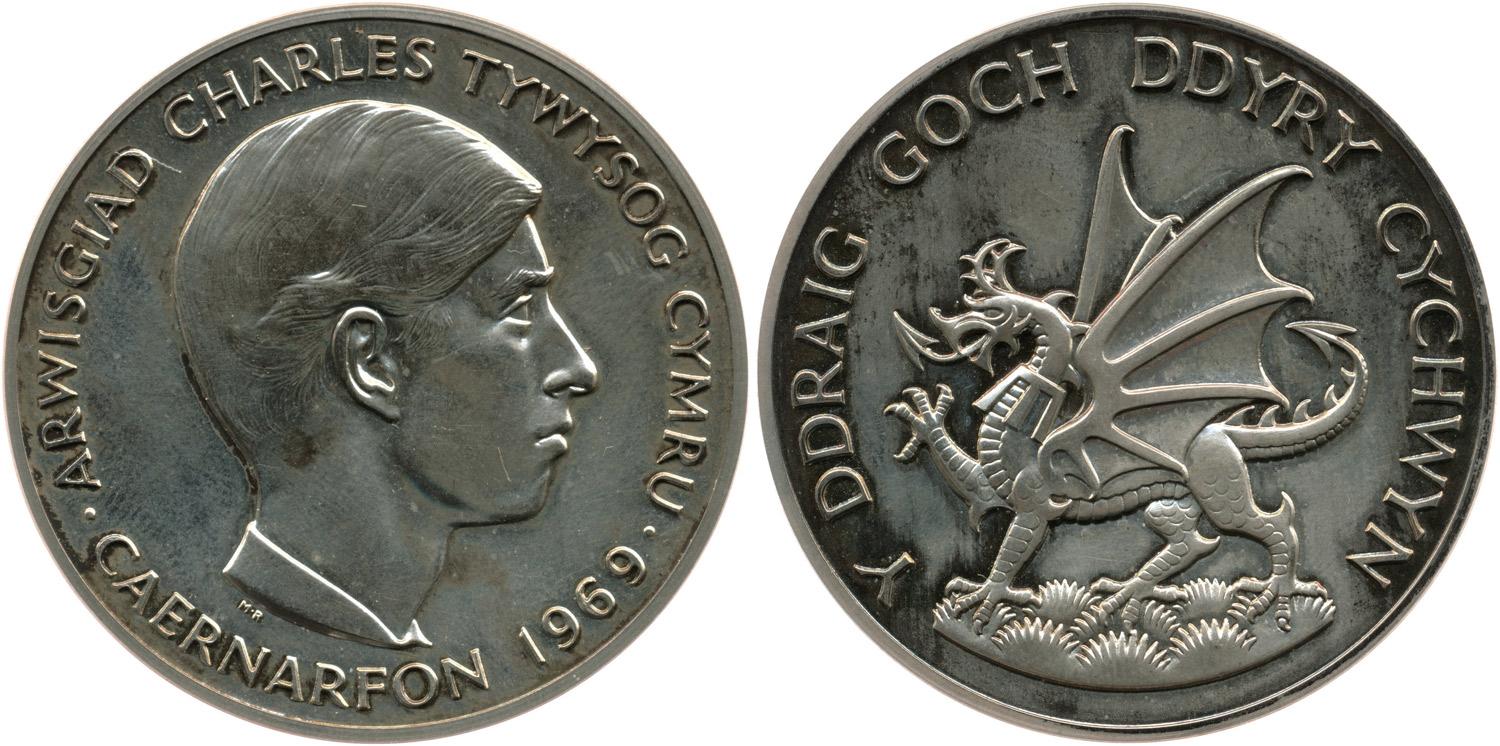 Happy birthday Prince Charles! This medal was made for his 1969 investiture as Prince of Wales  