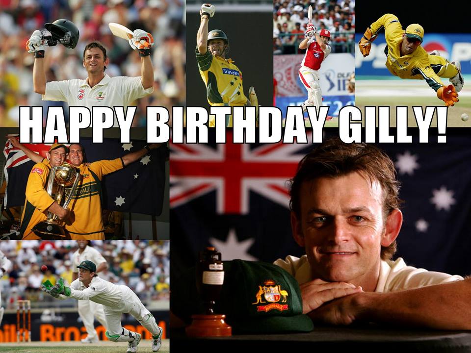 Happy Birthday
to the best WK/Batsman of all time Adam Gilchrist -  
