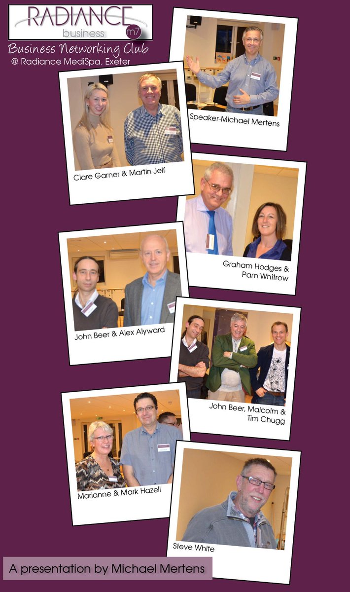 WhimpleBusiness's tweet image. Great @Radiancebusines event last night- Thank you  @MacManDevon #exeternetworking