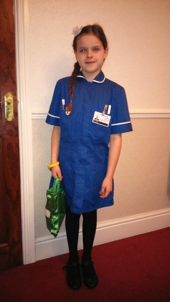 My niece dressing as a hero for school #proud #nextgeneration <a href="/alisonjhughes1/">Alison</a> @TobyLewis_SWBH