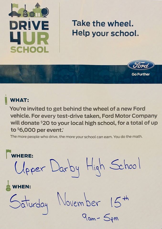 SpringfieldFLM's tweet image. Join us this Saturday at Darby High School to testdrive a new Ford with no-obligation and @Ford will donate $20 each!