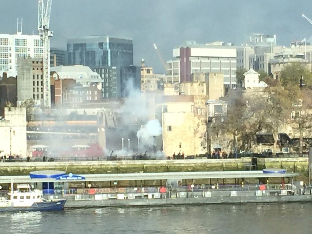 Crikey, 62 gun salute at the Tower for HRH Prince Charles Birthday! Many Happy Returns! 