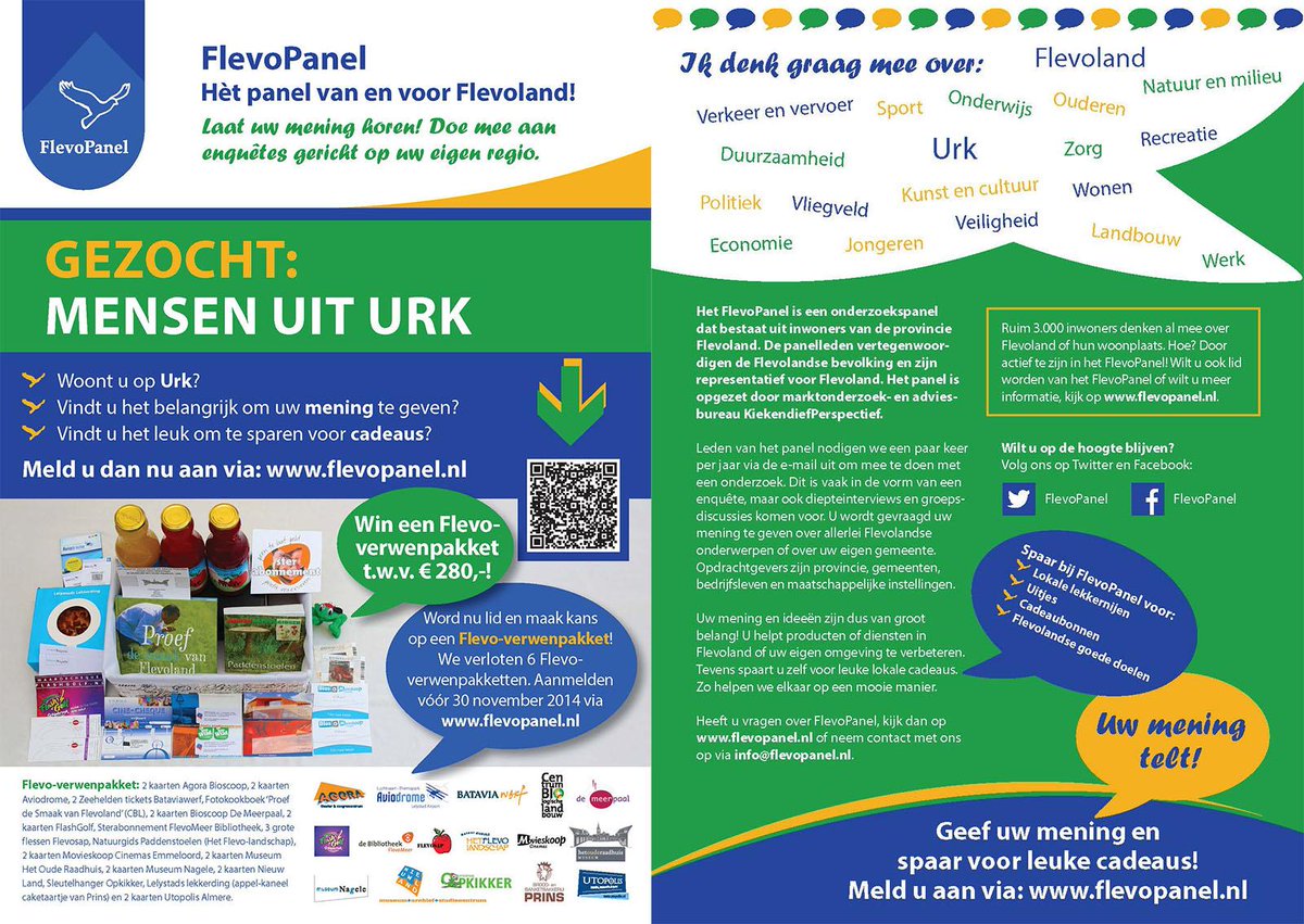 Gezocht: Urkers die hun mening willen geven over #Urk #Flevoland: flevopanel.nl. Anonimiteit gewaarborgd.
