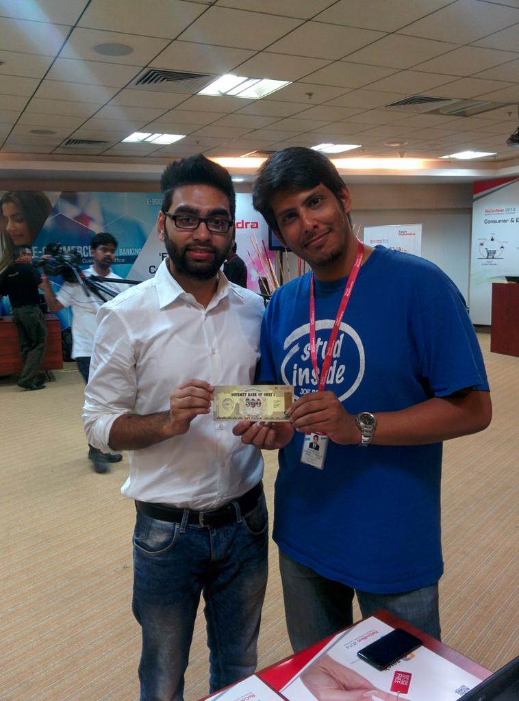 More winners at #ZERCHapp <a href="/sasikanth20/">Sasikanth Paturi</a> also won Rs. 500 worth coupon at #ReConNext Download and grab your coupon now