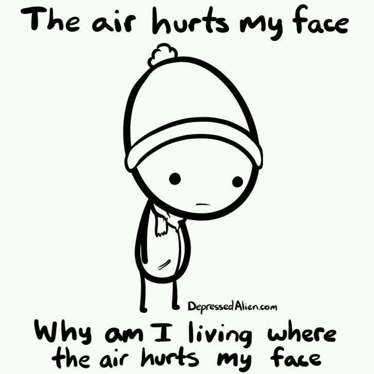 CatladyBridget's tweet image. I ask myself this question every time Winter shows it's hideous face... #ohiosucks #snowisthedevil