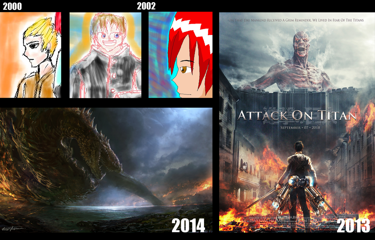 Kouji_Tajima's tweet photo. 昔と最近の絵の比較 http://t.co/x5CrtzWZ4p