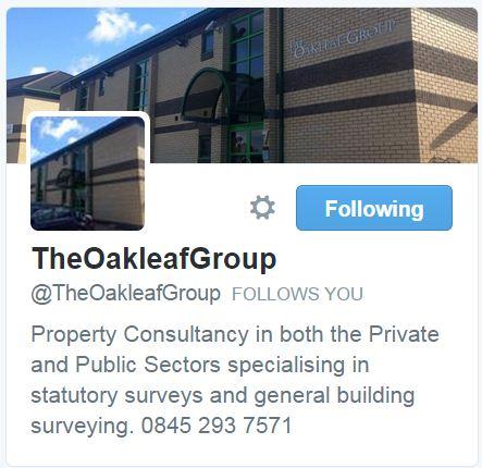 cymaatics's tweet image. Wlcm @TheOakleafGroup: Property Consultancy in Private &amp;amp; Public Sectors. TY #FF @cymaatics! cymaatics.com