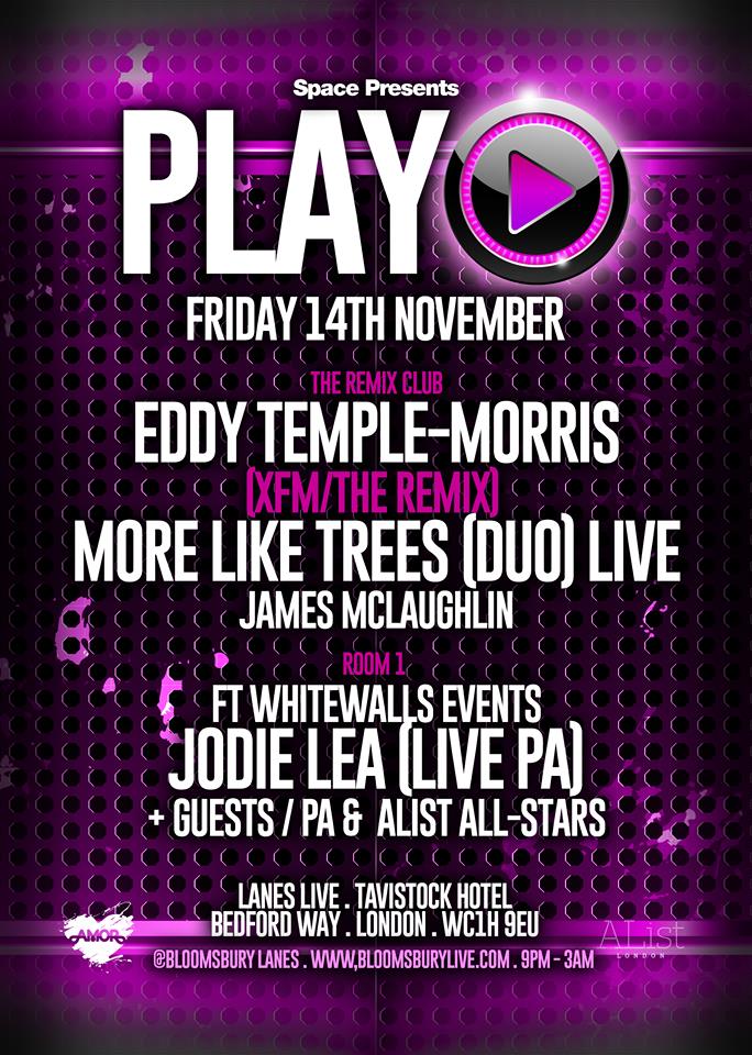 clubexclu's tweet photo. #PLAYLDN @BloomsburyLanes Tonight Fri 14th Nov at 9pm @MoreLikeTrees @eddyTM #Live #DJs @WhiteWallsEvnts @JDrayan RT http://t.co/f6K5MX3wh8