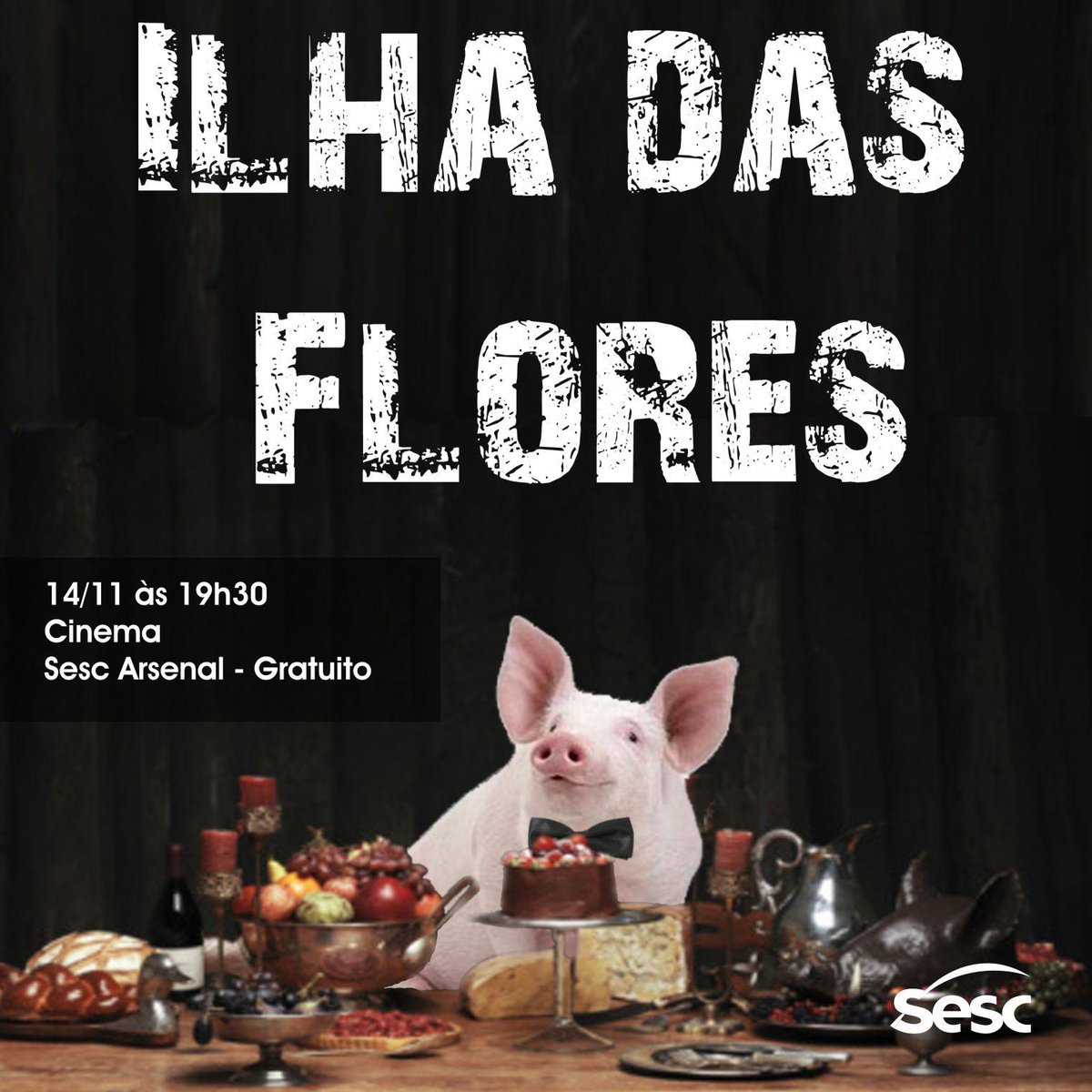 Ilha das Flores, de Jorge Furtado, no Curtas e Docs de hoje <a href="/sescarsenal/">Sesc Arsenal</a> bit.ly/curtasedocs