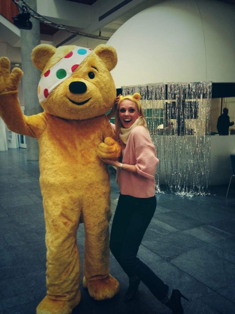 CamillaDallerup's tweet photo. My hot date yeah Pudsey, how cute @BBCCiN excited http://t.co/HXDw1mtiH0