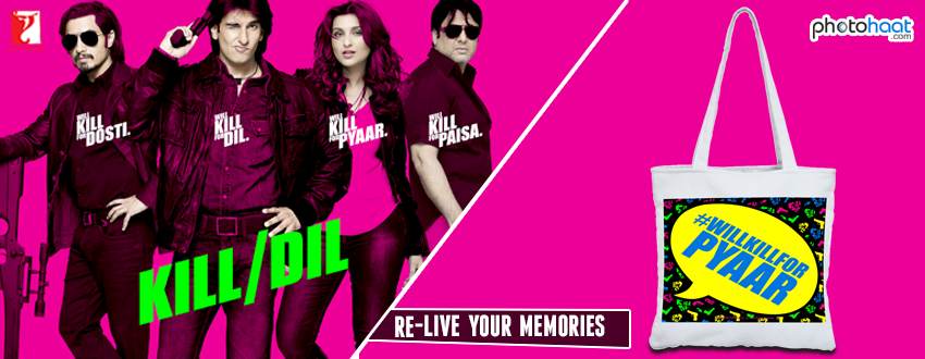Photohaat's tweet photo. Buy  Stylish &amp; Exclusive, #KillDil designed  #Totebags… #Photohaat http://t.co/77XeL1OfAA http://t.co/xIMtevjF7Y
