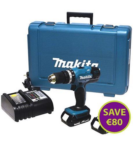 Save €80 on this Makita Cordless Combi Drill 18V
Now €199.00