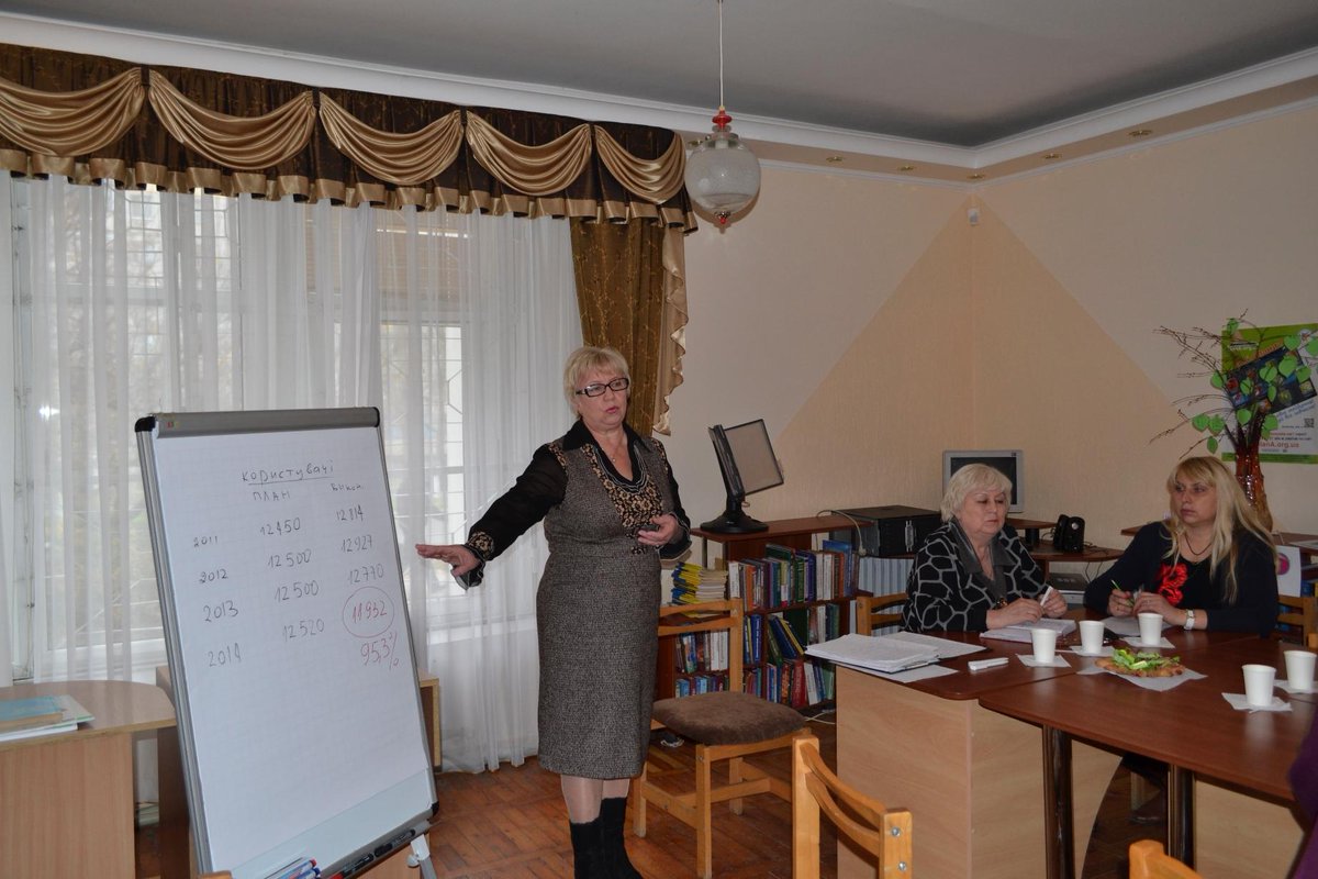 13.11.2014 відбулося чергове навчання працівників нашої бібліотеки в «Клубі професіоналів».#підвищення_кваліфікації
