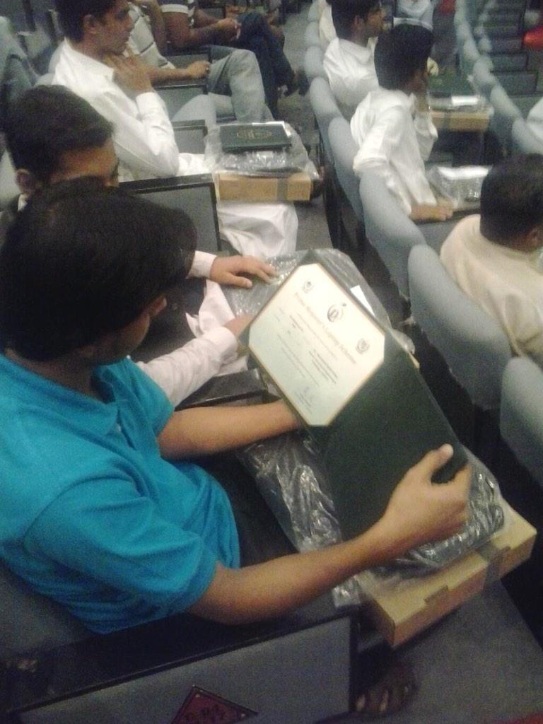 PMYP | Laptops Distribution at Mehran University Jamshoro Sindh <a href="/MaryamNSharif/">Maryam Nawaz Sharif</a>
