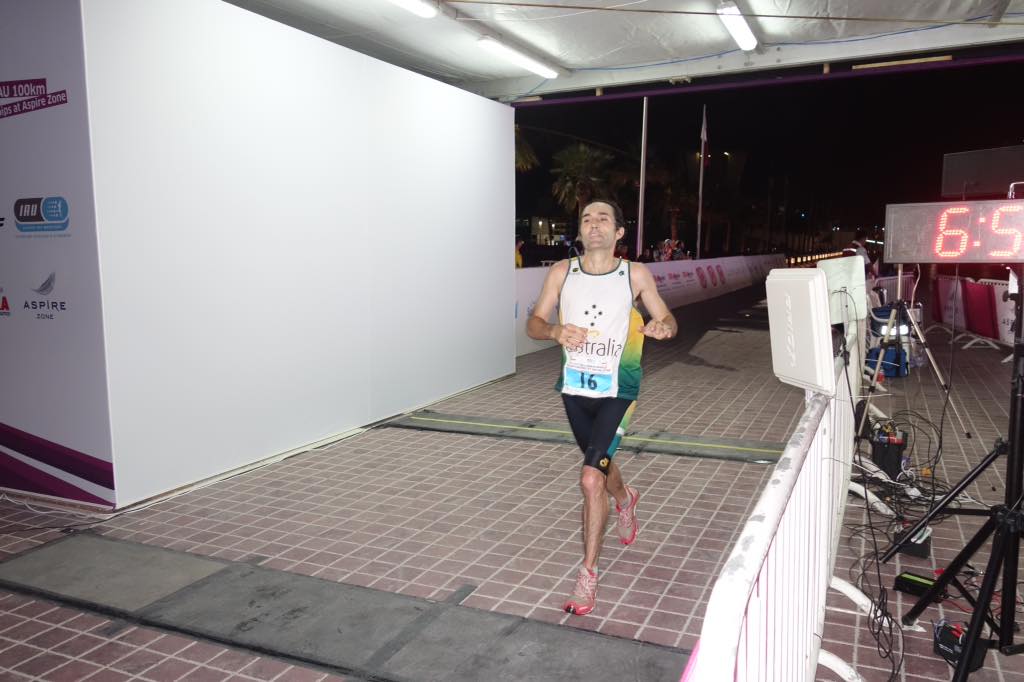 Here's Brendan Davies (Australia) taking 12th in 6:56:46. #IAU100k j