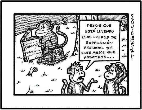 AlvaroChaos's tweet image. Así son los darwinistas