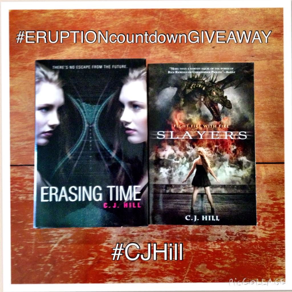 A_H_Quintana's tweet photo. #ERUPTIONcountdownGIVEAWAY #erasingtime #slayers #CJHill @janetterallison http://t.co/qrRe0QvXXT