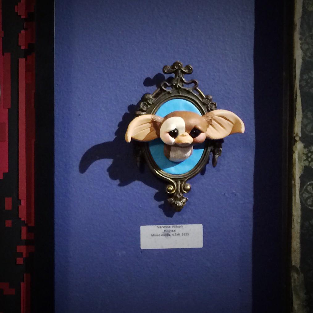 audiovisualboy's tweet image. Check out this awesomely cute/sad #Mogwai by @SugarTownStudio available @DartGalleryNS, part of the #classOf84 show!