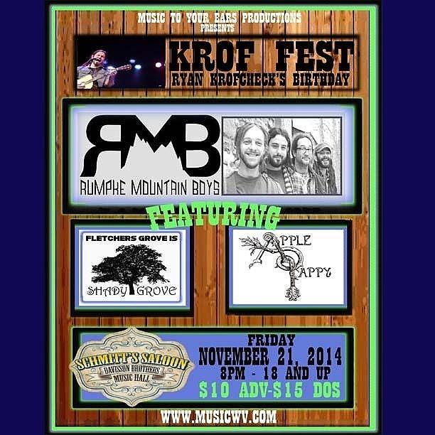 musictoearsWV's tweet photo. @RumpkeMtnBoys @fletchersgrove as ShadyGrove&amp; ApplePappy @SchmittsSaloon#Morgantown 8PM @WVFollowers @MoTownMunchies http://t.co/klzxIkKJ1x