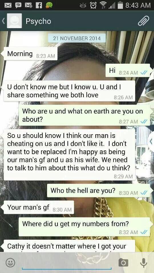 cicikim's tweet photo. Haiya @JoeWMuchiri: HAHA Who gave side chics this much guts SMH. http://t.co/X8RYzaFTG0"