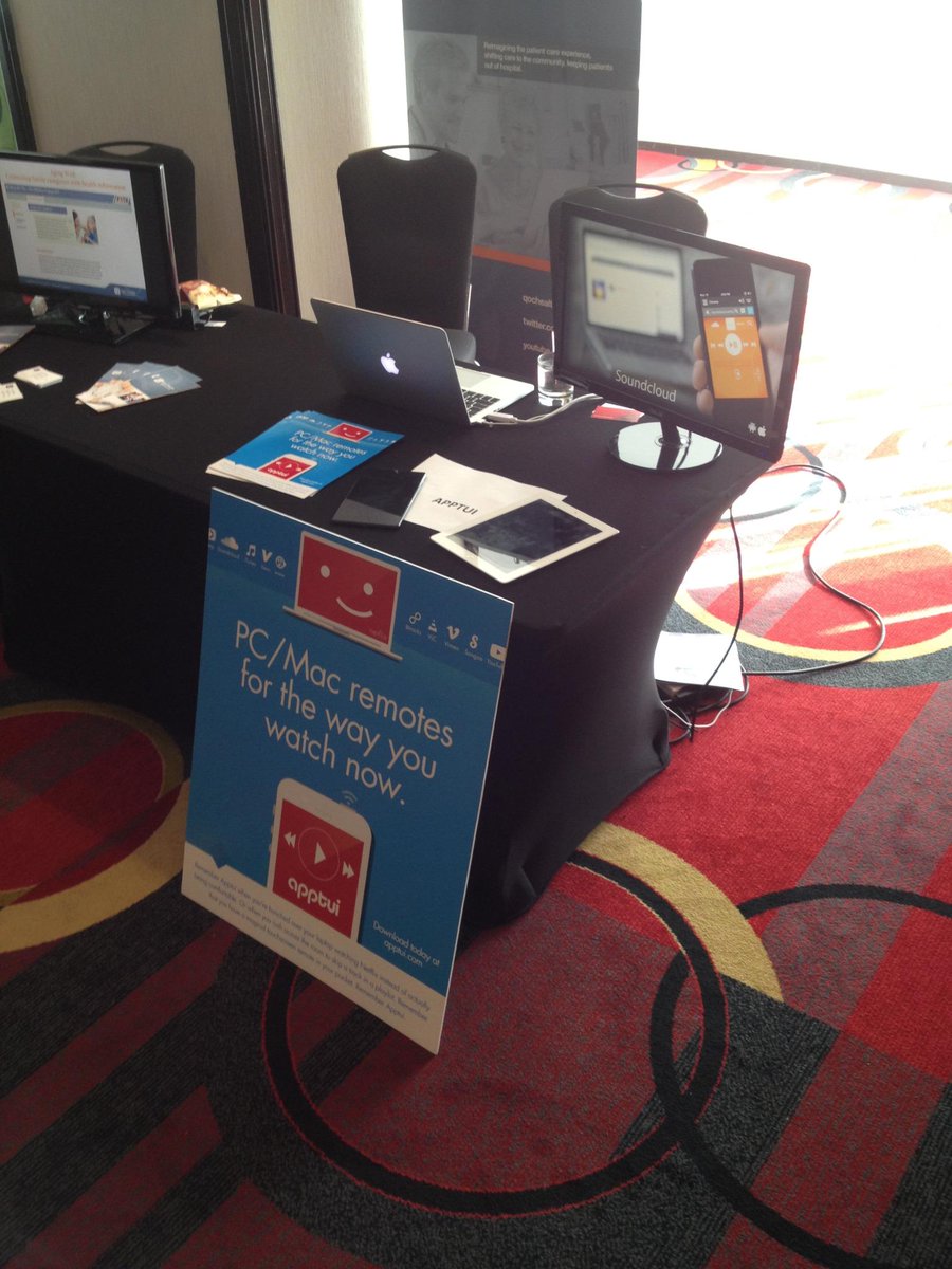 apptui's tweet photo. The @apptui sales ghost manning the booth at @HomeConnect2014. Looking good. #glossy http://t.co/3WpsrSymCV