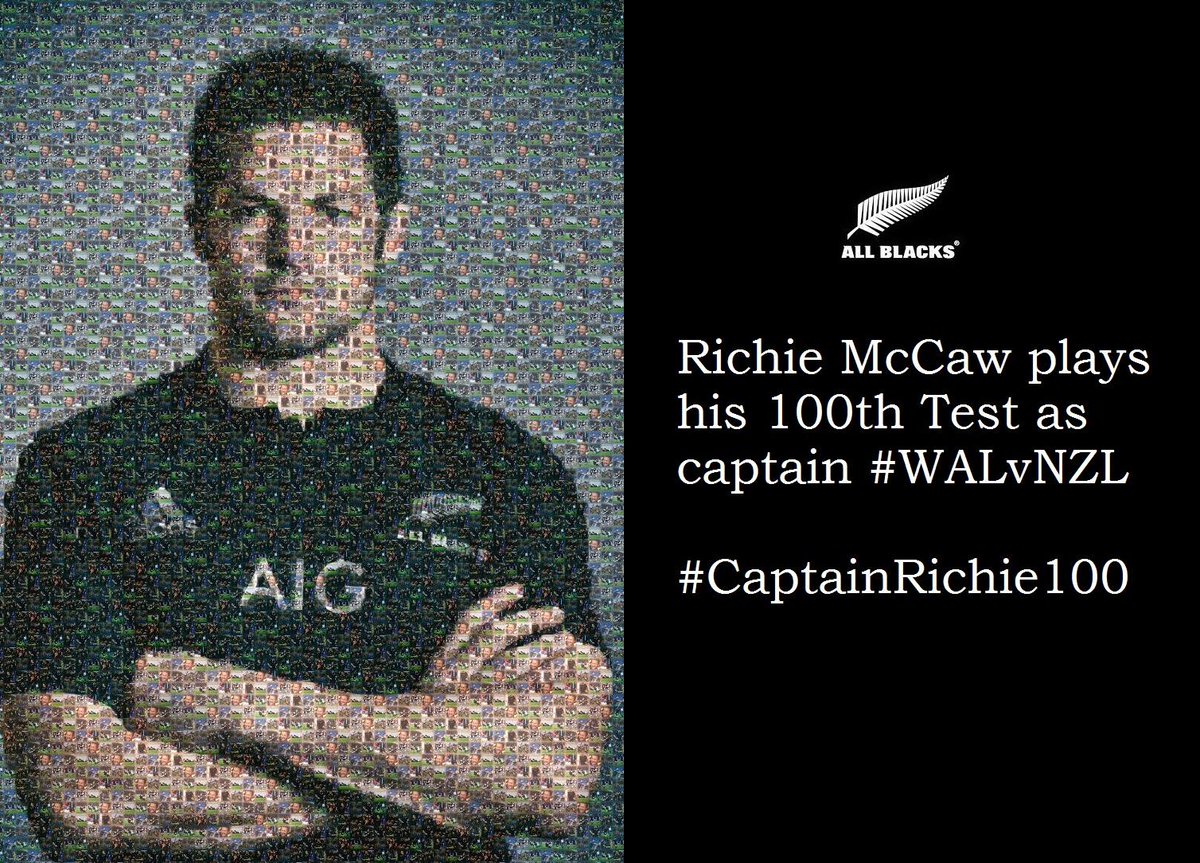 AllBlacks's tweet photo. We hope you will join us in thanking @AllBlacks captain Richie McCaw for his 136-Test service #CaptainRichie100 http://t.co/4pdV5bu1lj