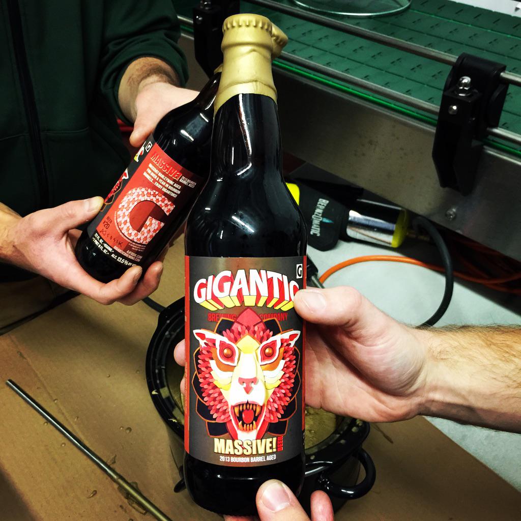 image sourced, via Twitter, from Gigantic Brewing's Twitter account