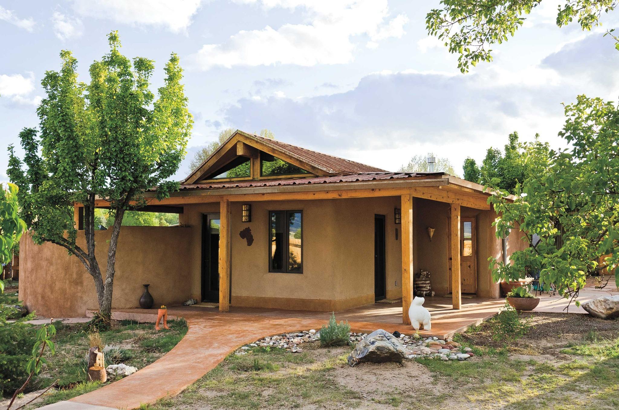 Adobe Brick House adobe-brick-house