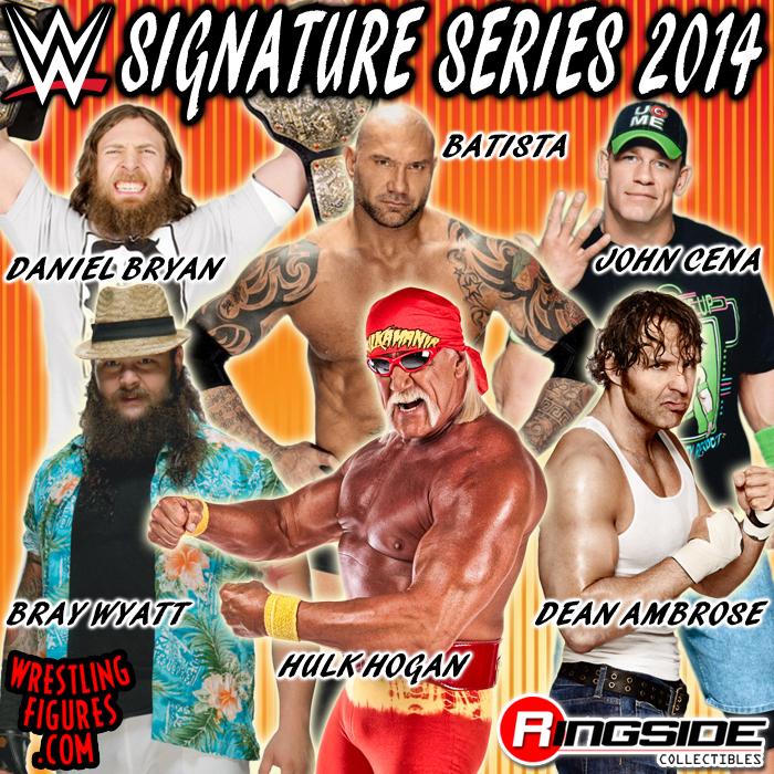 RingsideC's tweet photo. #WWE Sig Series 2014 PRE-ORDER! @DaveBautista @WWEBrayWyatt @TheDeanAmbrose @HulkHogan &amp;MORE! http://t.co/jDaPpj2kt6 http://t.co/WntYfkcFKu