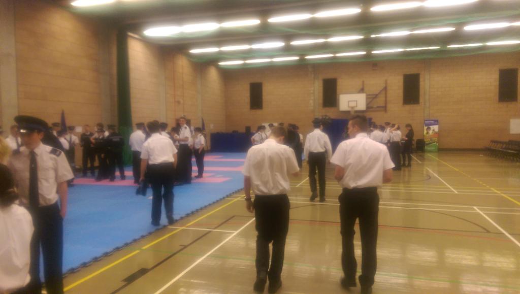 sussex_police's tweet photo. Cadets are gathering and VIPs arriving. Looking forward to a great evening celebrating our young volunteers. #VCC2014 http://t.co/tnpaiNSuo7