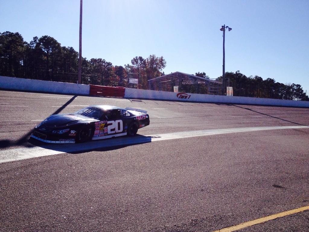 race22's tweet photo. Track champion @SamYarbrough20 http://t.co/TpCCa7uf7q