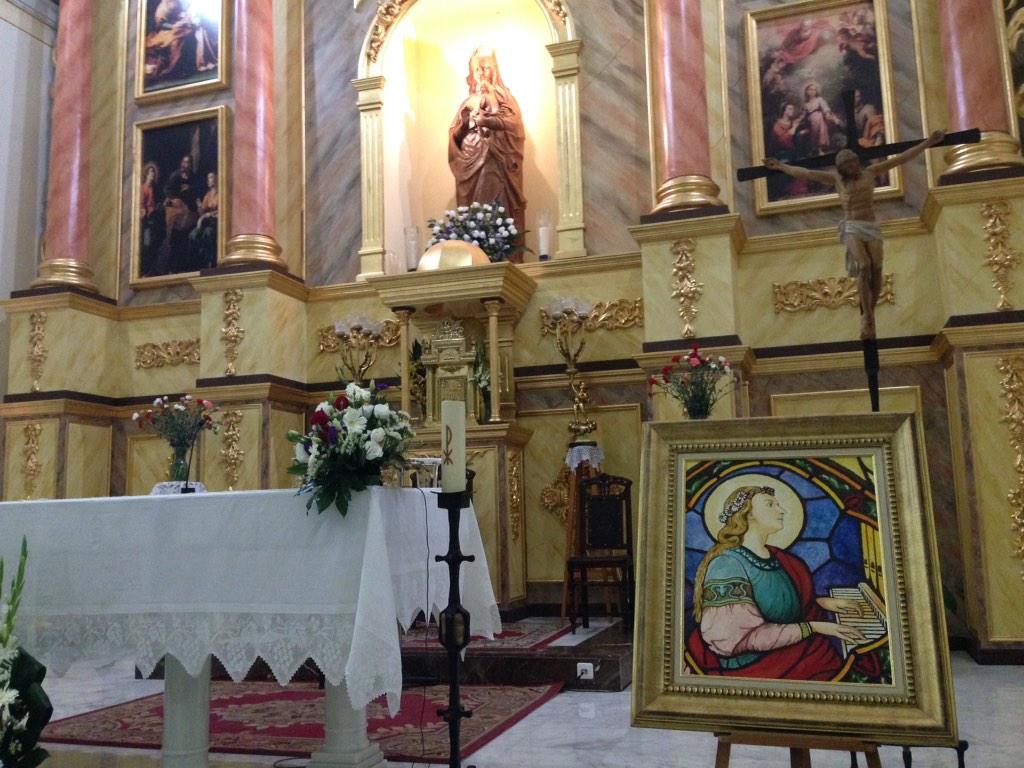 WindQuintetBand's tweet photo. Como cada año en la misa en honor a Santa Cecilia @faustotelli @PasPrieto @housesax @ANTPRA2 @ChapeteIII http://t.co/Th6p1XU1bJ