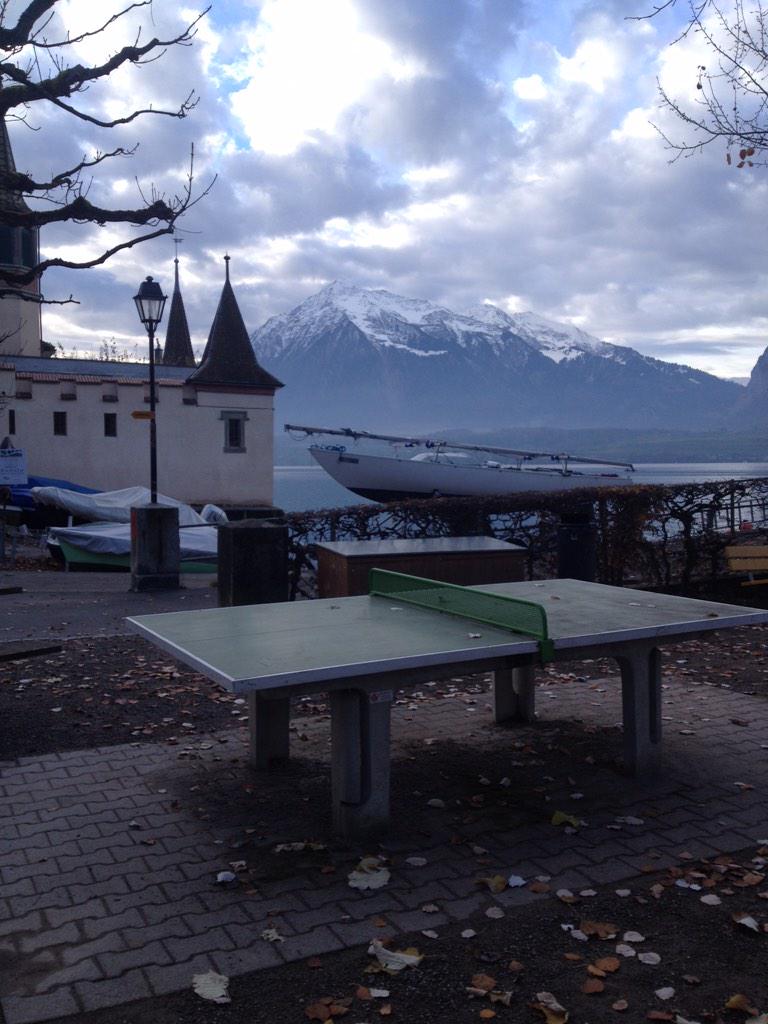 NILbirmingham's tweet photo. #pingponggoals Gunten, Switzerland http://t.co/h0LVd0qaaF