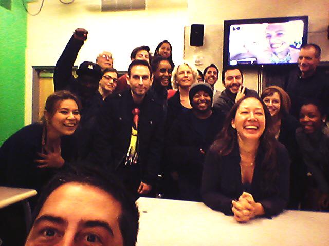 Fun times as a Guest speaker with this awesome class at #berkeleycitycollege!! #skype thank you!