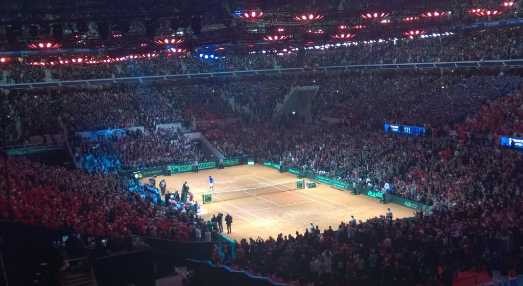 benllanes's tweet photo. Victoire de Gael qui nous ramène a 1-1 !Le week-end s'annonce intense a Lille @AgenceEventeam @igorjuzon #daviscupVIP http://t.co/Lk2WfwRiGJ