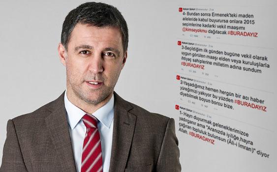 tr724com's tweet photo. Hakan Şükür, 2015 seçimlerine kadar alacağı maaşını madencilere bağışladı http://t.co/W3ZOTsLGnJ http://t.co/sK2SYsAE8a