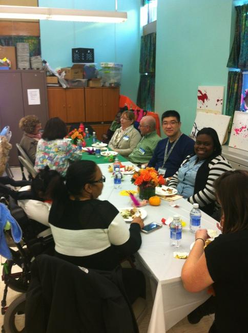 NetSuptB's tweet photo. Carter School-Thanksgiving celebration for students, families, and friends! Great food and camaraderie. http://t.co/rD6naUr4eM