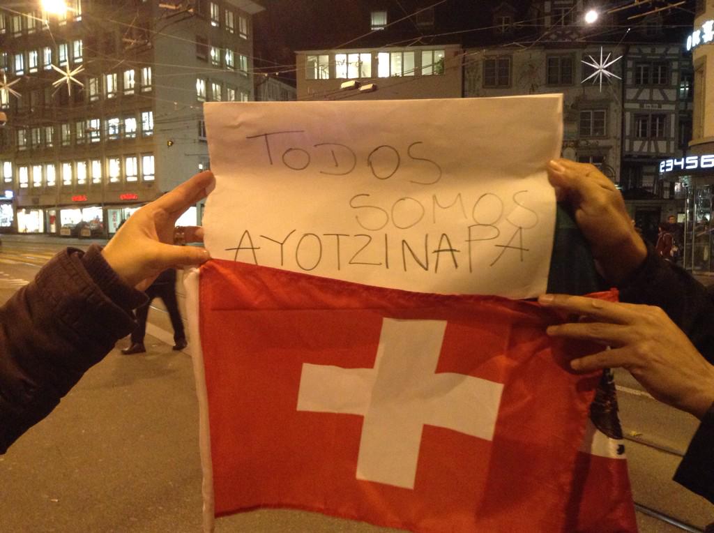 @aristeguicnn  desde Suiza apoyamos @vgarciaescartin  #20NovMx #AccionGlobalporAyotzinapa #mexicanosenelextanjero