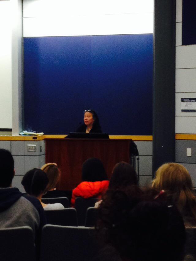 ItsOnUs's tweet photo. Tina Tchen, Chief of Staff to the First Lady, speaking to @GWtweets students about campus sexual assault. #ItsOnUs http://t.co/TfpFVgox6s