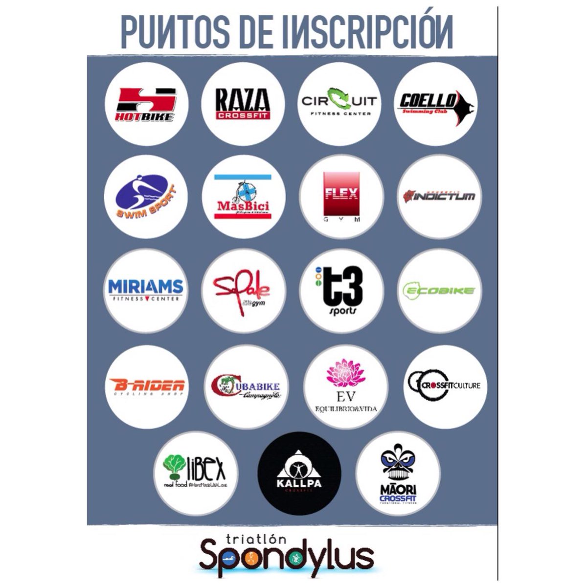 ¡Ven ya a nuestros puntos de inscripción! Hasta el 22 de noviembre pagas menos por inscribirte a tiempo.